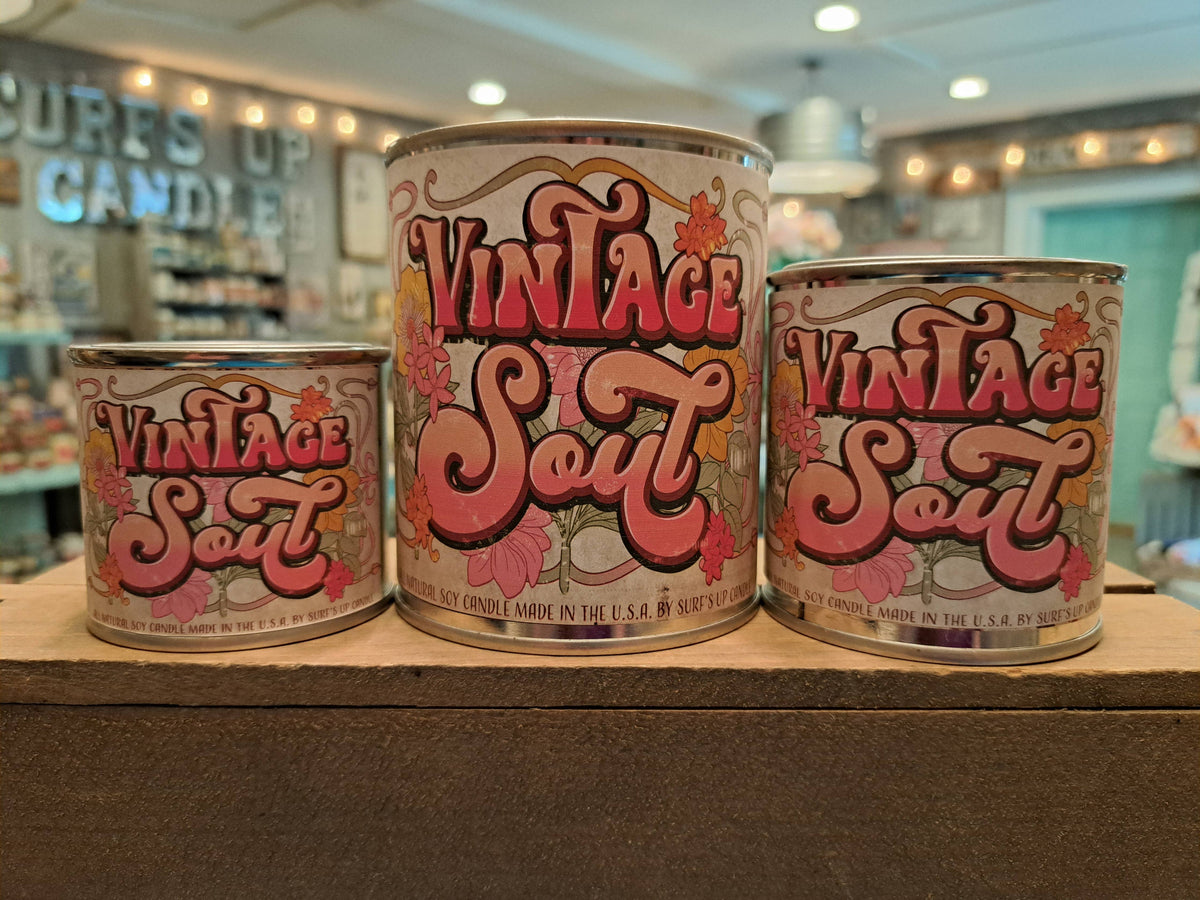 Vintage Soul Paint Can Candle - 1/4 pint
