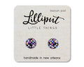 Disco Ball Stud Earrings